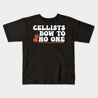 Funny Cello Player Quote Kids T-Shirt